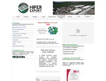 Tablet Screenshot of hiperexport.com.br